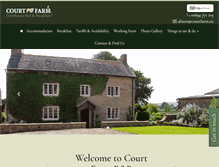 Tablet Screenshot of courtfarm.eu